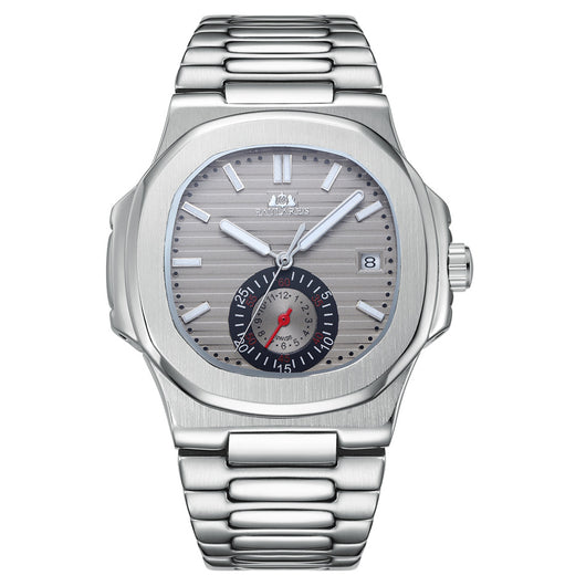 Reloj de Acero Inoxidable para Hombre con Correa de Malla - Image 5