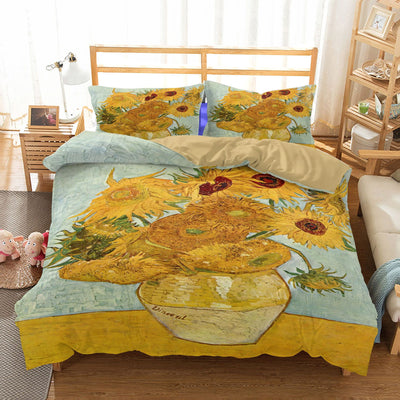 Juego de Cama Girasol 3 Piezas - Textil Premium para Hogar - Image 3