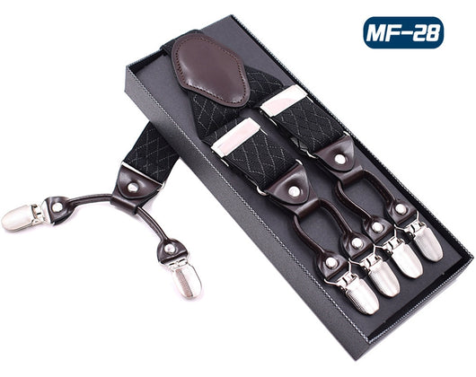Tirantes Elásticos Multicolor con 6 Clips para Hombre - Image 22