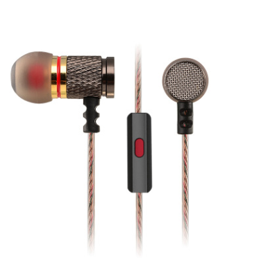 Auriculares Intraurales Metal con Subwoofer - Explosión de Sonido