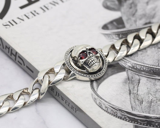 Pulsera de Plata Tailandesa S925 Vintage - Estilo Hipster para Hombre - Image 6