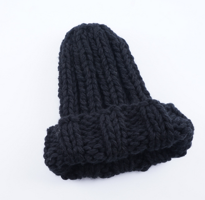 Gorro de Lana Gruesa para Mujer - Diseño Minimalista Otoño Invierno - Image 5