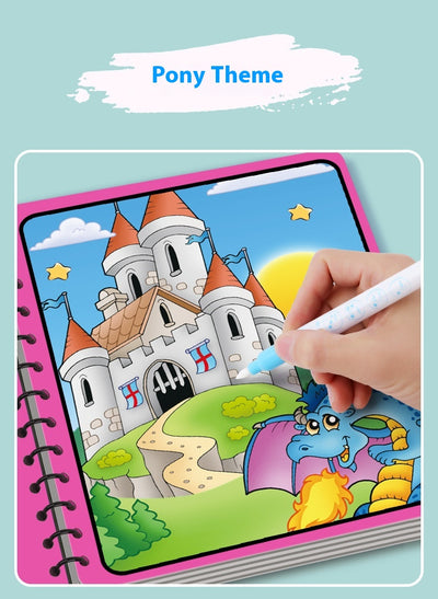 Libro Mágico de Pintura con Agua para Niños - Álbum de Colorear Reutilizable - Image 24