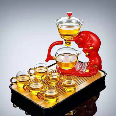 Juego de Té de Vidrio Automático para Sala de Estar - Image 6