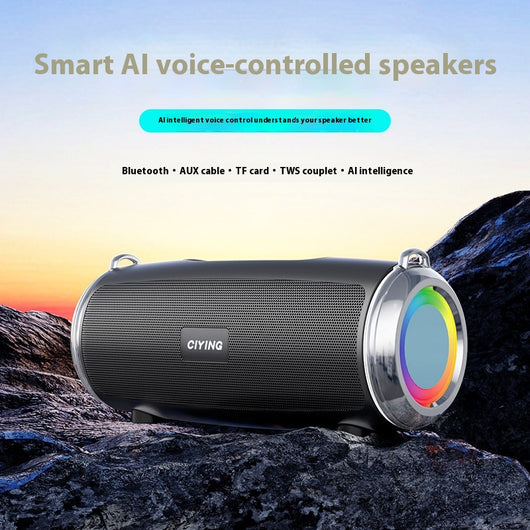 Parlante Inteligente Bluetooth Portátil - Sonido Potente en Cualquier Lugar - Image 9