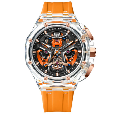 Reloj de Cuarzo Luminoso con Tallado Hueco Tridimensional - Image 6