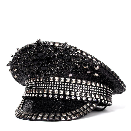 Gorra Plana Azul Marino Elegante con Visera Estructurada - Image 9