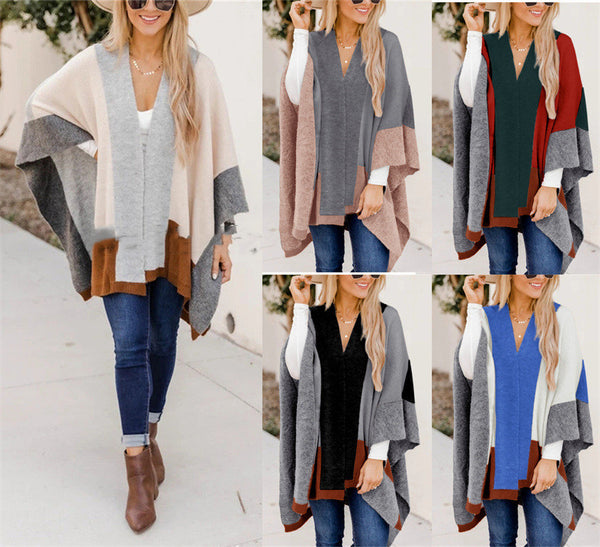 Cardigan Tejido Suelto para Mujer - Suéter Abrigo Versátil