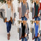 Cardigan Tejido Suelto para Mujer - Suéter Abrigo Versátil