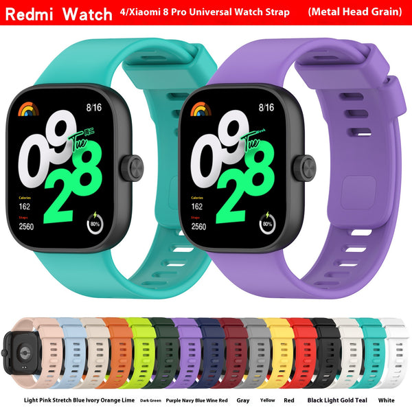 Correa de Reloj Compatible con Redmi Watch 4, 5, Xiaomi Watch 8, 9 Pro - Colores Sólidos Premium