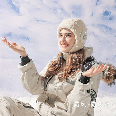 Gorro de Plumón para Ciclismo Mujer - Impermeable, Cortaviento y Cálido - Image 4