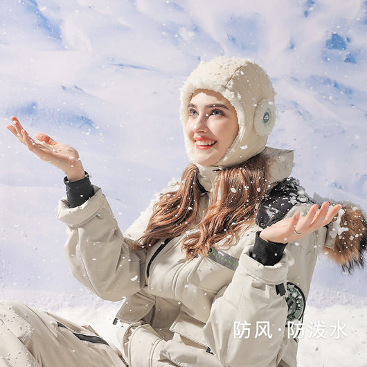 Gorro de Plumón para Ciclismo Mujer - Impermeable, Cortaviento y Cálido - Image 4