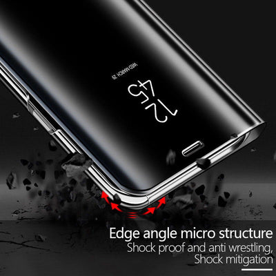 Funda Espejo con Soporte para Teléfono - Tipo Abatible con Acabado Cromado - Image 19