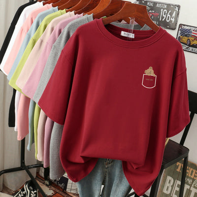 Blusa Cómoda de Algodón Puro para Mujer - Talla Grande - Image 22