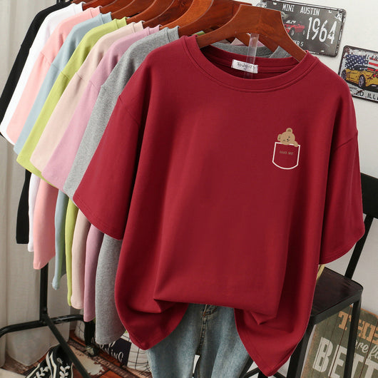 Blusa Cómoda de Algodón Puro para Mujer - Talla Grande - Image 22
