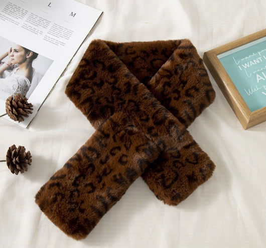 Bufanda de Leopardo Gruesa y Suave para Otoño e Invierno - Image 15