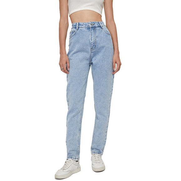 Pantalones de Mezclilla Rectos para Mujer