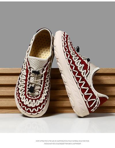 Zapatos Casuales de Malla Transpirable con Diseño Calado para Hombre - Image 24