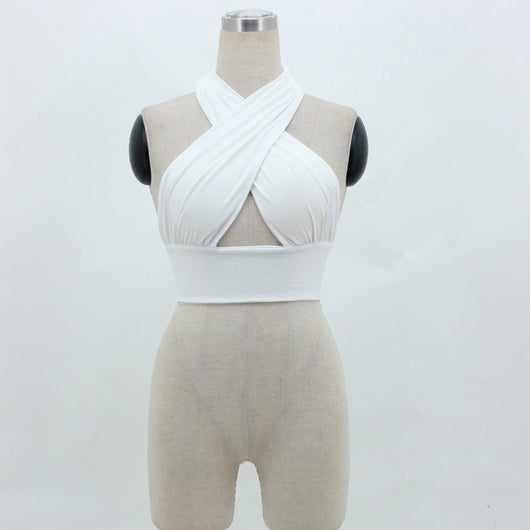 Blusa Escotada sin Espalda para Mujer - Top Versátil Ajustable - Image 7