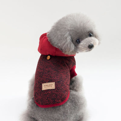 Abrigo para Perro con Capucha y Diseño de Copos de Nieve - Image 3