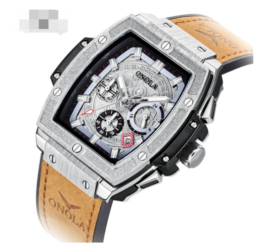 Reloj Multifuncional para Hombre con Correa de Cuero Genuino Resistente al Agua - Image 16
