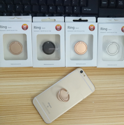 Soporte Metálico Premium para Teléfono Móvil con Anillo Giratorio - Image 6