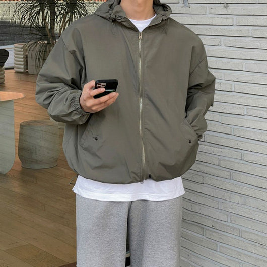 Chamarra Deportiva Hombre Otoño Estilo Coreano Suelta Casual Workwear - Image 9