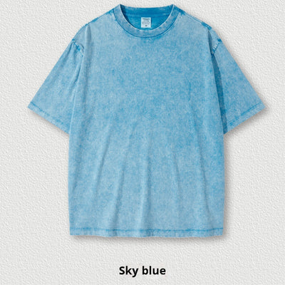 Playera Infantil Cuello Redondo Teñida Batik Lavado - Image 6