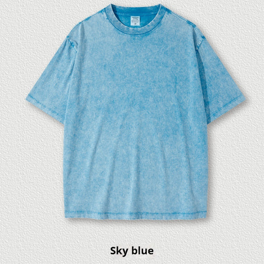 Playera Infantil Cuello Redondo Teñida Batik Lavado - Image 6