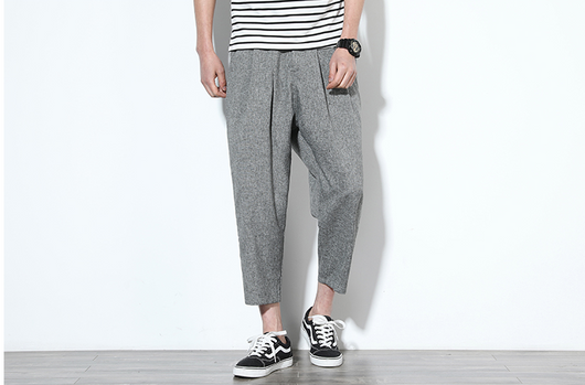 Pantalones Harem de Lino para Hombre - Image 8