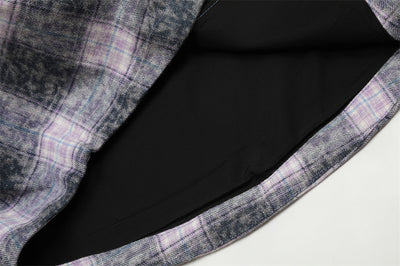 Camisa Chaqueta de Cuadros Vintage para Hombre - Image 11