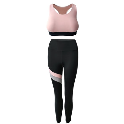 Conjunto de Yoga Deportivo: Top Deportivo y Pantalón Cintura Alta - Image 6