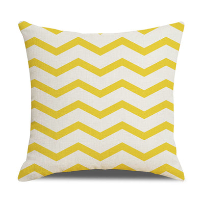 Funda de Almohada Lino Geometría Simple - Diseño Moderno para Sofá y Hogar - Image 21