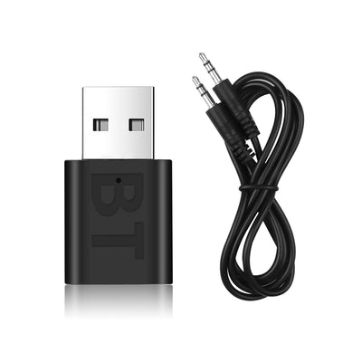 Adaptador Bluetooth 5.0 Transmisor y Receptor 2 en 1 para Auto, TV y Computadora