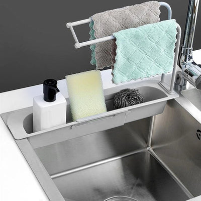 Organizador Extensible para Fregadero con Canasta de Drenaje - Image 11