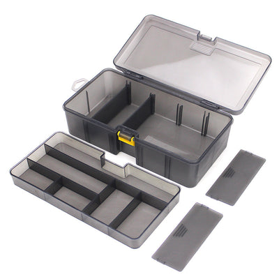 Caja Organizadora Transparente Doble Capa para Accesorios de Bicicleta - Image 9