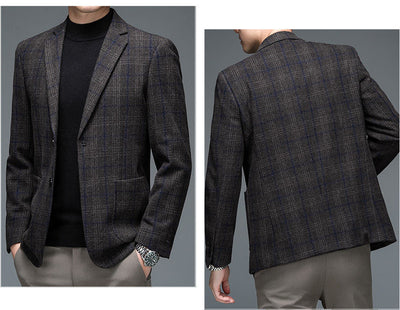 Blazer Cuadros Hombre Elegante para Negocios - Image 10