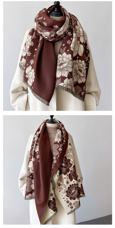 Pañuelo Étnico Floral con Estilo y Elegancia para Mujer - Image 10