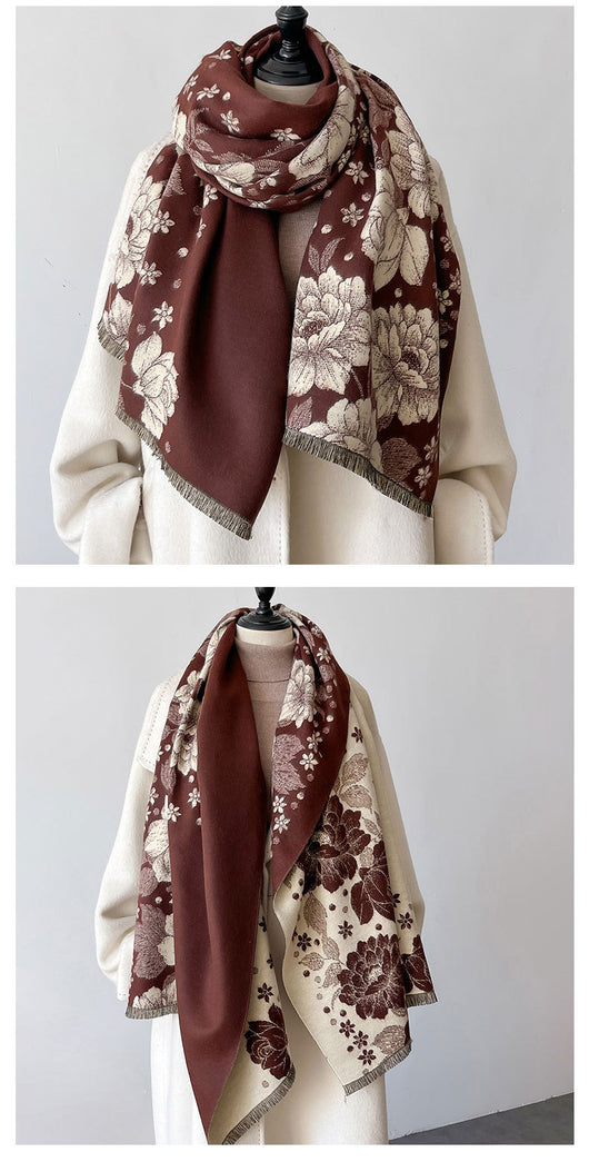 Pañuelo Étnico Floral con Estilo y Elegancia para Mujer - Image 10