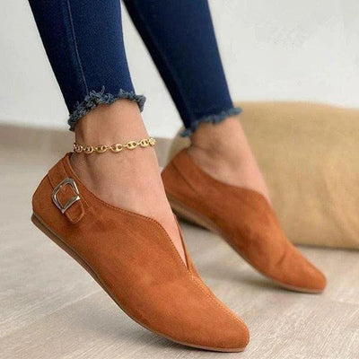 Zapatos Planos Punta Aguda Casual Elegantes - Image 4