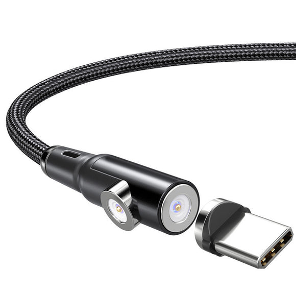Cable Magnético Dual 2 en 1 Recto y Acodado