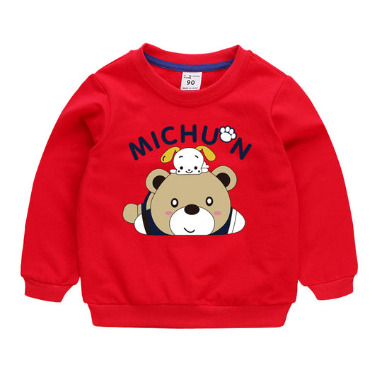 Suéter Pullover de Algodón para Niños y Bebés