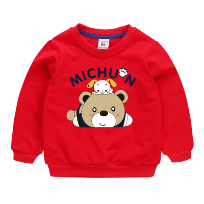 Suéter Pullover de Algodón para Niños y Bebés