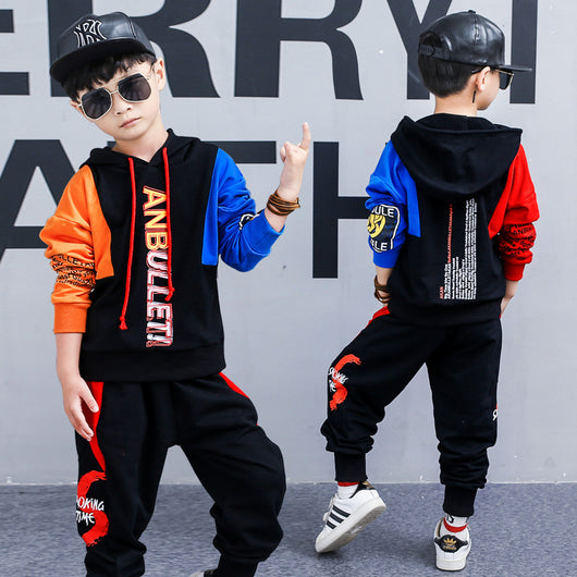 Conjunto Deportivo Infantil Coreano Primavera - Sudadera y Pantalón para Niños Grandes - Image 13