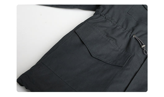 Abrigo de Visón Estilo Ejecutivo con Cuello Mao para Mujer - Image 13