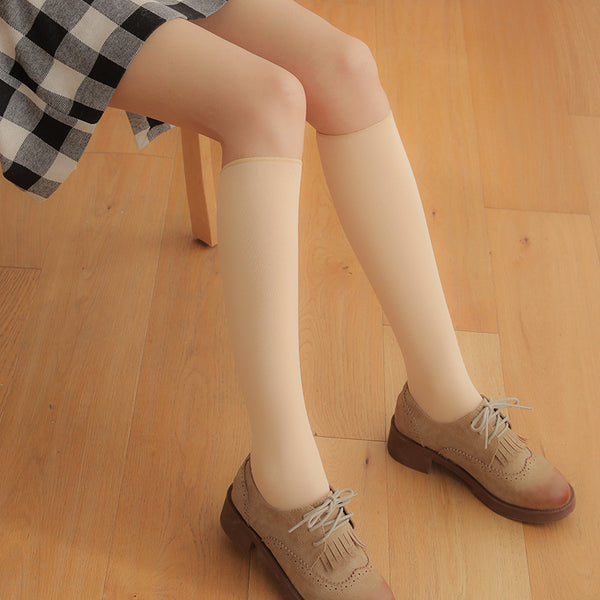 Calcetines Térmicos Altos para Mujer - Stretch Negro Hasta la Rodilla