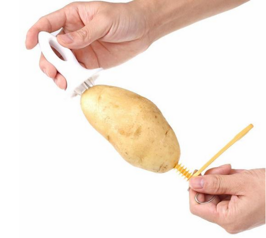 Cortador de Papas Manual Profesional - Rebanador de Papas Reutilizable para Cocina - Image 3