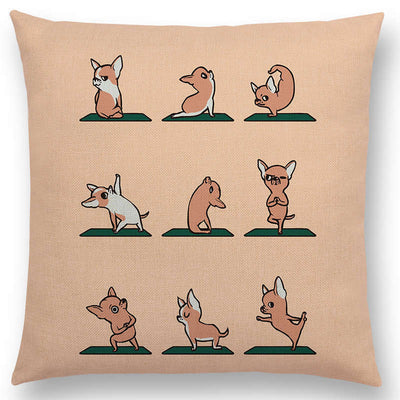 Funda de Almohada con Estampado de Perros