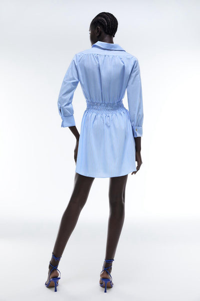 Vestido Camisero Rayado para Mujer - Colección Verano - Image 6