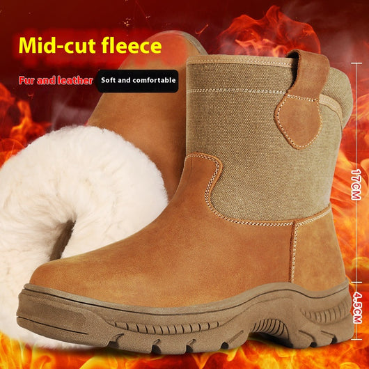 Botas de Lana Impermeables con Plataforma Antideslizante y Forro Cálido - Image 6